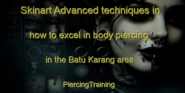 Skinart Advanced techniques in how to excel in body piercing in the Batu Karang area | PiercingTraining | PiercingClasses | SkinartTraining-Indonesia