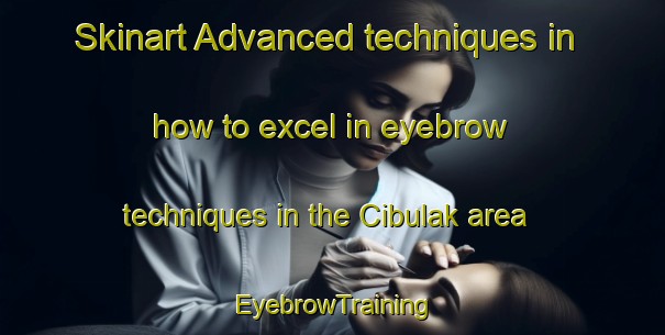 Skinart Advanced techniques in how to excel in eyebrow techniques in the Cibulak area | EyebrowTraining | EyebrowClasses | SkinartTraining-Indonesia