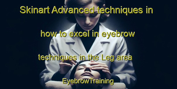 Skinart Advanced techniques in how to excel in eyebrow techniques in the Leg area | EyebrowTraining | EyebrowClasses | SkinartTraining-Indonesia