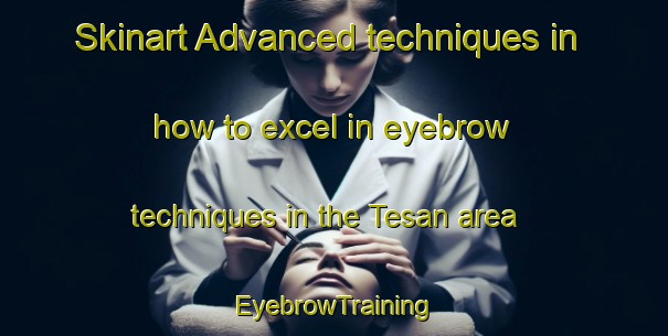 Skinart Advanced techniques in how to excel in eyebrow techniques in the Tesan area | EyebrowTraining | EyebrowClasses | SkinartTraining-Indonesia