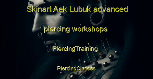 Skinart Aek Lubuk advanced piercing workshops | #PiercingTraining #PiercingClasses #SkinartTraining-Indonesia