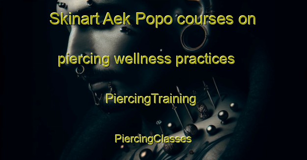 Skinart Aek Popo courses on piercing wellness practices | #PiercingTraining #PiercingClasses #SkinartTraining-Indonesia