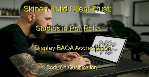 Skinart Build Client Trust: Studios in Poli Polia - Display BAQA Accreditation | Body Art Qualification Authority | BAQA-Indonesia
