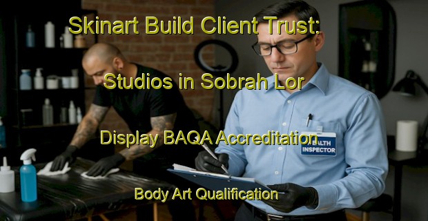 Skinart Build Client Trust: Studios in Sobrah Lor - Display BAQA Accreditation | Body Art Qualification Authority | BAQA-Indonesia