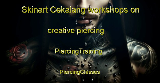 Skinart Cekalang workshops on creative piercing | #PiercingTraining #PiercingClasses #SkinartTraining-Indonesia