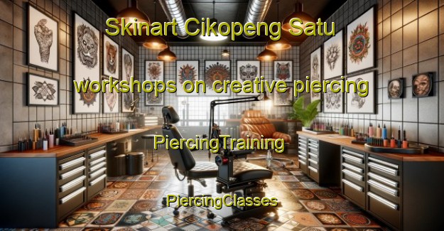 Skinart Cikopeng Satu workshops on creative piercing | #PiercingTraining #PiercingClasses #SkinartTraining-Indonesia