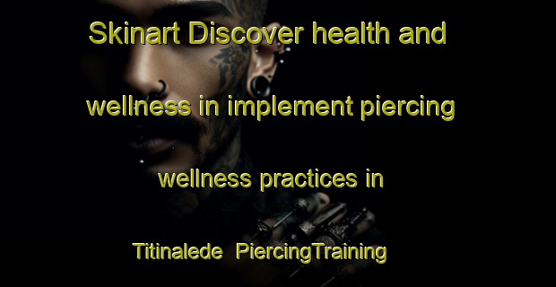 Skinart Discover health and wellness in implement piercing wellness practices in Titinalede | PiercingTraining | PiercingClasses | SkinartTraining-Indonesia
