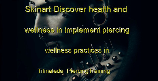 Skinart Discover health and wellness in implement piercing wellness practices in Titinalede | PiercingTraining | PiercingClasses | SkinartTraining-Indonesia