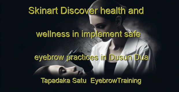 Skinart Discover health and wellness in implement safe eyebrow practices in Dusun Dua Tapadaka Satu | EyebrowTraining | EyebrowClasses | SkinartTraining-Indonesia