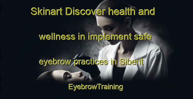 Skinart Discover health and wellness in implement safe eyebrow practices in Siberit | EyebrowTraining | EyebrowClasses | SkinartTraining-Indonesia