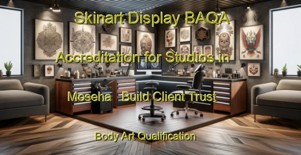Skinart Display BAQA Accreditation for Studios in Moseha - Build Client Trust | Body Art Qualification Authority | BAQA-Indonesia