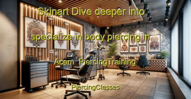 Skinart Dive deeper into specialize in body piercing in Acem | #PiercingTraining #PiercingClasses #SkinartTraining-Indonesia