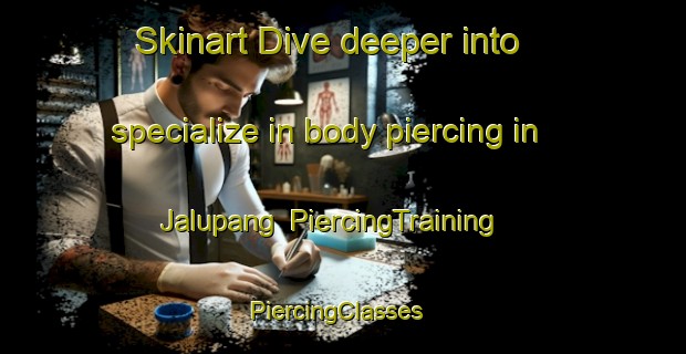 Skinart Dive deeper into specialize in body piercing in Jalupang | PiercingTraining | PiercingClasses | SkinartTraining-Indonesia