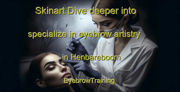 Skinart Dive deeper into specialize in eyebrow artistry in Henbareboom | EyebrowTraining | EyebrowClasses | SkinartTraining-Indonesia