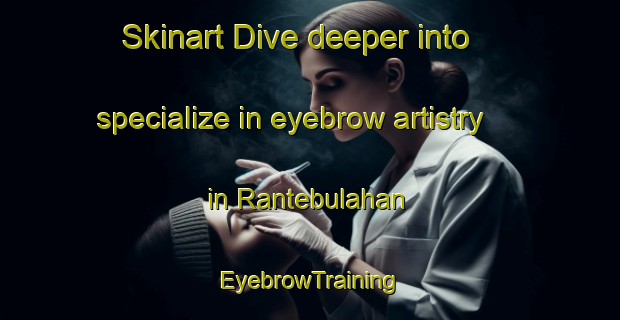 Skinart Dive deeper into specialize in eyebrow artistry in Rantebulahan | EyebrowTraining | EyebrowClasses | SkinartTraining-Indonesia