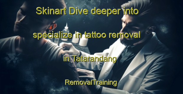 Skinart Dive deeper into specialize in tattoo removal in Tatarandang | RemovalTraining | RemovalClasses | SkinartTraining-Indonesia