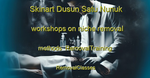 Skinart Dusun Satu Nunuk workshops on niche removal methods | RemovalTraining | RemovalClasses | SkinartTraining-Indonesia
