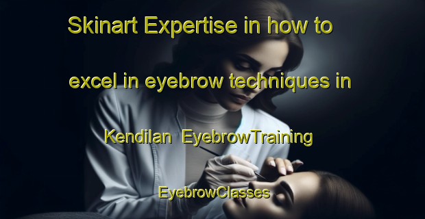Skinart Expertise in how to excel in eyebrow techniques in Kendilan | EyebrowTraining | EyebrowClasses | SkinartTraining-Indonesia