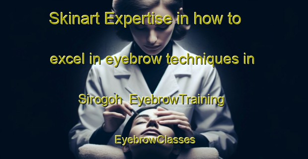 Skinart Expertise in how to excel in eyebrow techniques in Sirogoh | EyebrowTraining | EyebrowClasses | SkinartTraining-Indonesia