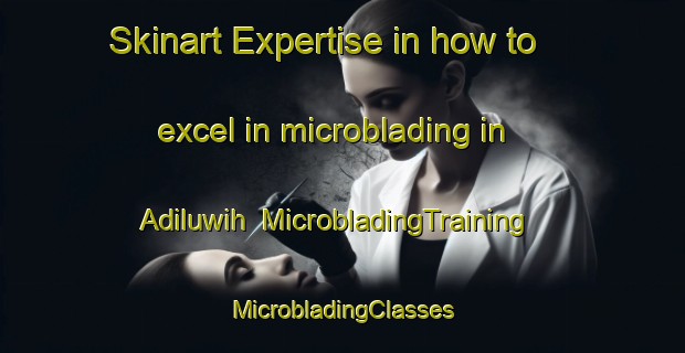 Skinart Expertise in how to excel in microblading in Adiluwih | #MicrobladingTraining #MicrobladingClasses #SkinartTraining-Indonesia