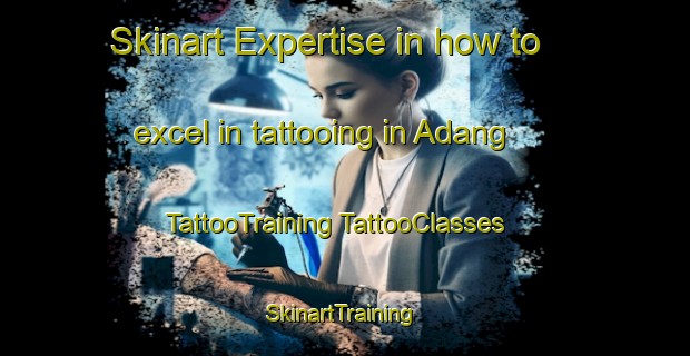 Skinart Expertise in how to excel in tattooing in Adang | #TattooTraining #TattooClasses #SkinartTraining-Indonesia