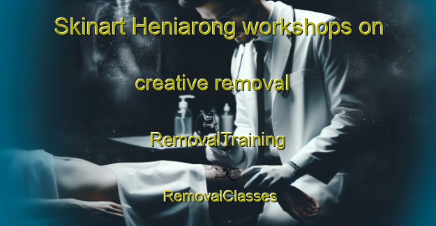 Skinart Heniarong workshops on creative removal | RemovalTraining | RemovalClasses | SkinartTraining-Indonesia