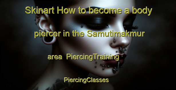 Skinart How to become a body piercer in the Samutimakmur area | PiercingTraining | PiercingClasses | SkinartTraining-Indonesia