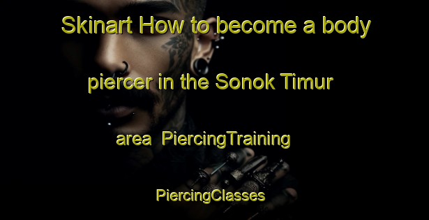 Skinart How to become a body piercer in the Sonok Timur area | PiercingTraining | PiercingClasses | SkinartTraining-Indonesia