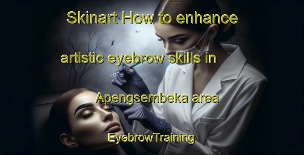 Skinart How to enhance artistic eyebrow skills in Apengsembeka area | EyebrowTraining | EyebrowClasses | SkinartTraining-Indonesia