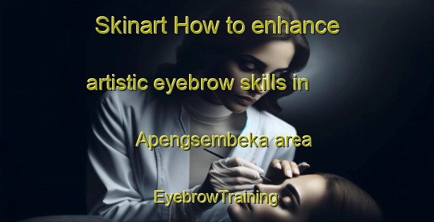 Skinart How to enhance artistic eyebrow skills in Apengsembeka area | EyebrowTraining | EyebrowClasses | SkinartTraining-Indonesia
