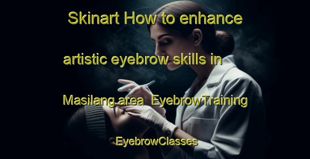 Skinart How to enhance artistic eyebrow skills in Masilang area | EyebrowTraining | EyebrowClasses | SkinartTraining-Indonesia