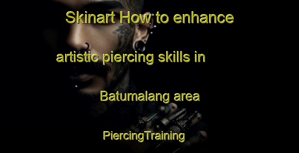 Skinart How to enhance artistic piercing skills in Batumalang area | PiercingTraining | PiercingClasses | SkinartTraining-Indonesia