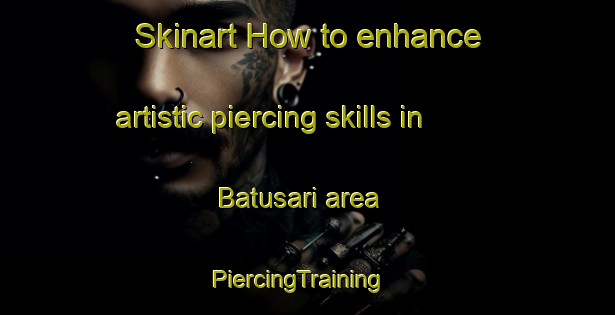 Skinart How to enhance artistic piercing skills in Batusari area | PiercingTraining | PiercingClasses | SkinartTraining-Indonesia