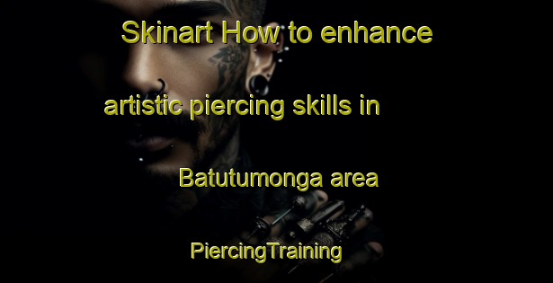 Skinart How to enhance artistic piercing skills in Batutumonga area | PiercingTraining | PiercingClasses | SkinartTraining-Indonesia
