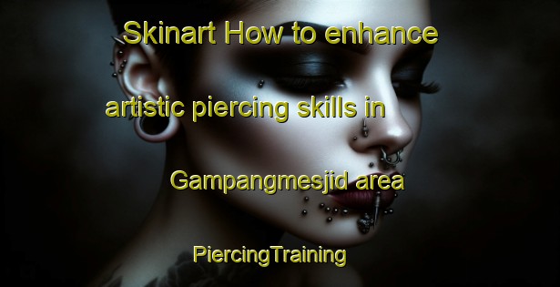 Skinart How to enhance artistic piercing skills in Gampangmesjid area | PiercingTraining | PiercingClasses | SkinartTraining-Indonesia