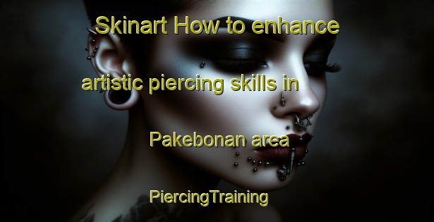 Skinart How to enhance artistic piercing skills in Pakebonan area | PiercingTraining | PiercingClasses | SkinartTraining-Indonesia