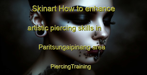 Skinart How to enhance artistic piercing skills in Paritsungaipinang area | PiercingTraining | PiercingClasses | SkinartTraining-Indonesia
