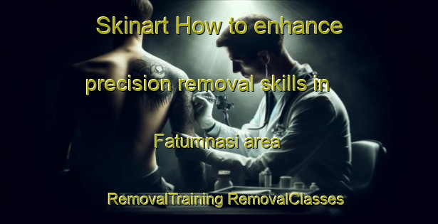 Skinart How to enhance precision removal skills in Fatumnasi area | #RemovalTraining #RemovalClasses #SkinartTraining-Indonesia