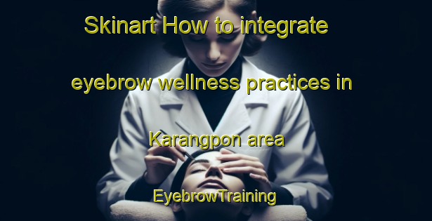 Skinart How to integrate eyebrow wellness practices in Karangpon area | EyebrowTraining | EyebrowClasses | SkinartTraining-Indonesia