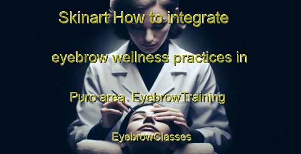 Skinart How to integrate eyebrow wellness practices in Puro area | EyebrowTraining | EyebrowClasses | SkinartTraining-Indonesia