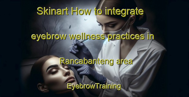 Skinart How to integrate eyebrow wellness practices in Rancabanteng area | EyebrowTraining | EyebrowClasses | SkinartTraining-Indonesia