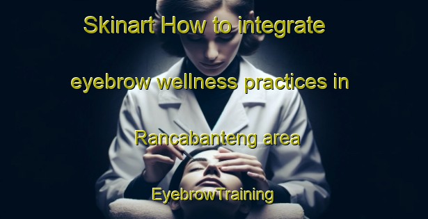Skinart How to integrate eyebrow wellness practices in Rancabanteng area | EyebrowTraining | EyebrowClasses | SkinartTraining-Indonesia
