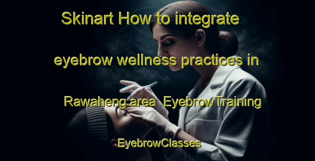 Skinart How to integrate eyebrow wellness practices in Rawaheng area | EyebrowTraining | EyebrowClasses | SkinartTraining-Indonesia