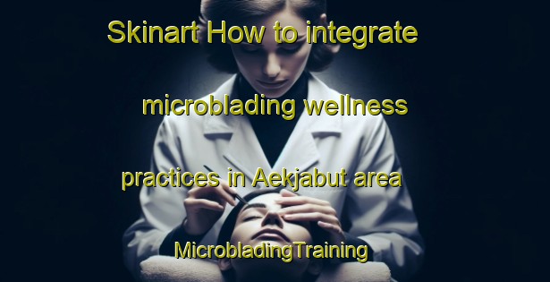 Skinart How to integrate microblading wellness practices in Aekjabut area | #MicrobladingTraining #MicrobladingClasses #SkinartTraining-Indonesia