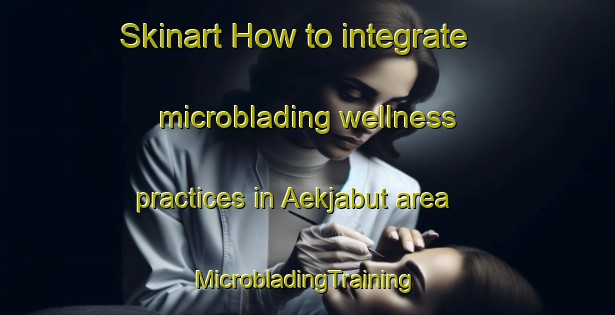 Skinart How to integrate microblading wellness practices in Aekjabut area | #MicrobladingTraining #MicrobladingClasses #SkinartTraining-Indonesia