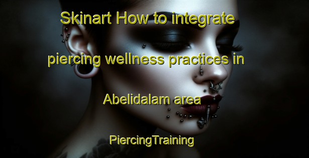 Skinart How to integrate piercing wellness practices in Abelidalam area | #PiercingTraining #PiercingClasses #SkinartTraining-Indonesia