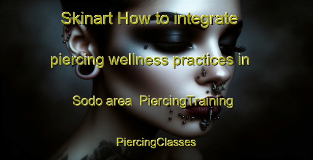 Skinart How to integrate piercing wellness practices in Sodo area | #PiercingTraining #PiercingClasses #SkinartTraining-Indonesia