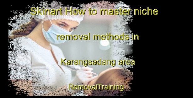 Skinart How to master niche removal methods in Karangsadang area | RemovalTraining | RemovalClasses | SkinartTraining-Indonesia