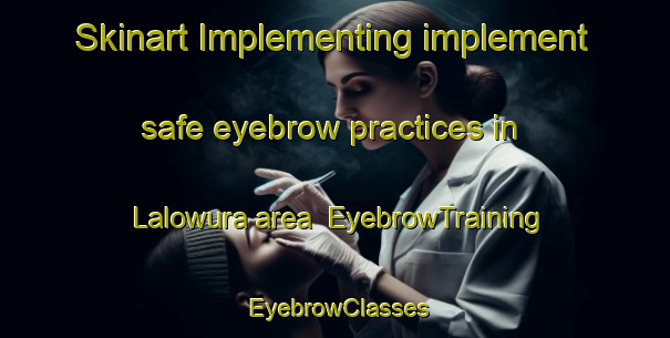 Skinart Implementing implement safe eyebrow practices in Lalowura area | EyebrowTraining | EyebrowClasses | SkinartTraining-Indonesia