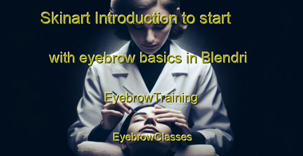 Skinart Introduction to start with eyebrow basics in Blendri | EyebrowTraining | EyebrowClasses | SkinartTraining-Indonesia